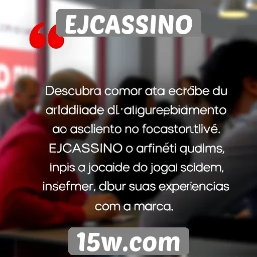 Qualidade do atendimento ao cliente no EJCASSINO